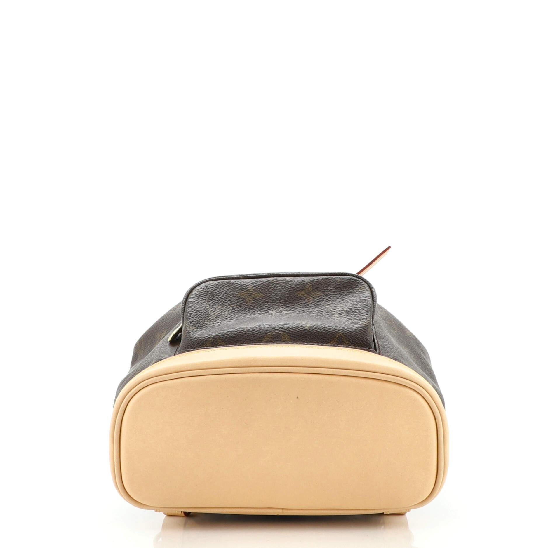 Women's or Men's Louis Vuitton Vintage Montsouris Backpack Monogram Canvas PM