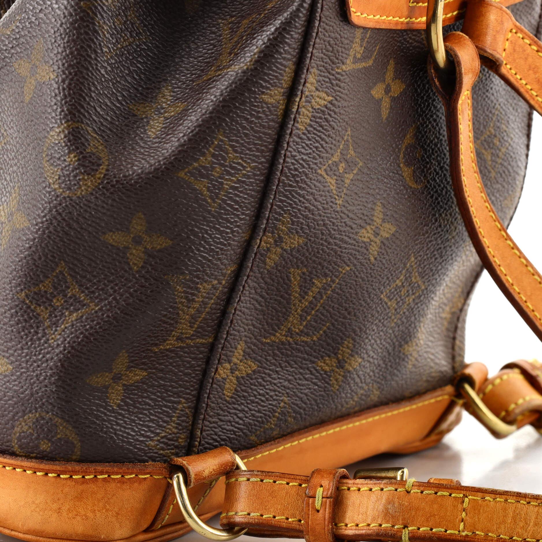 Louis Vuitton Vintage Montsouris Backpack Monogram Canvas PM 1