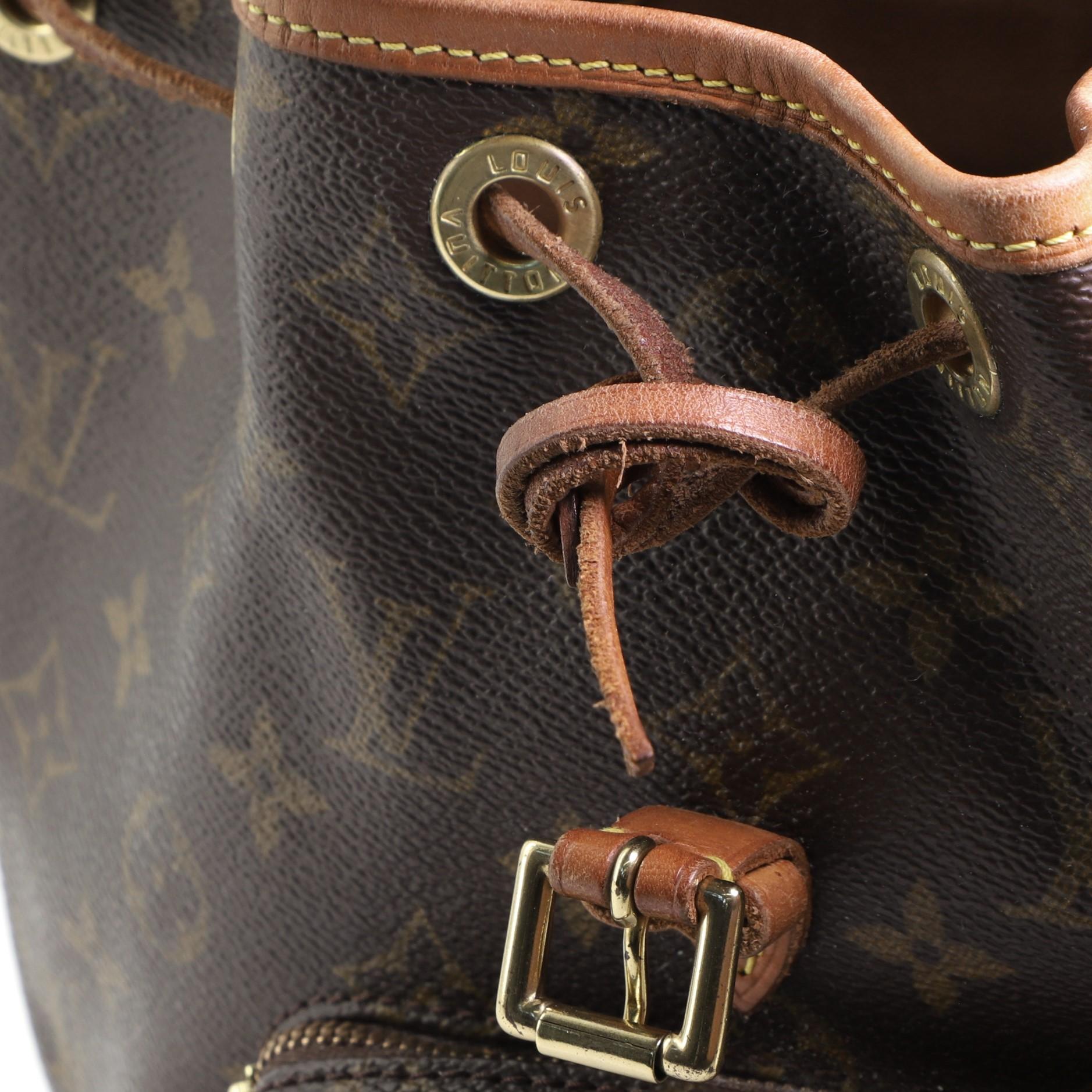 Louis Vuitton Vintage Montsouris Backpack Monogram Canvas PM In Fair Condition In NY, NY