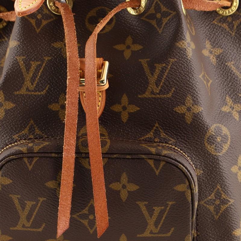 Louis Vuitton Vintage Montsouris Backpack Monogram Canvas PM 3