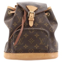 Louis Vuitton Vintage Montsouris Backpack Monogram Canvas PM