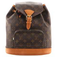 Louis Vuitton Vintage Montsouris Backpack Monogram Canvas PM