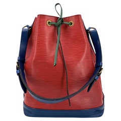 Louis Vuitton Vintage Multicolor Epi Leather Noe Shoulder Bucket Bag