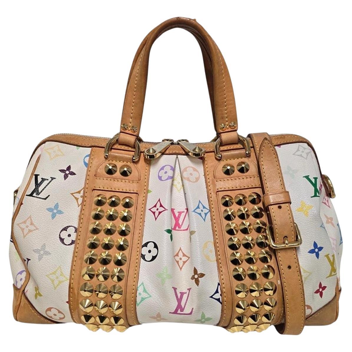 Louis Vuitton Vintage Multicolore Monogram Takashi Murakami Courtney MM Satchel
