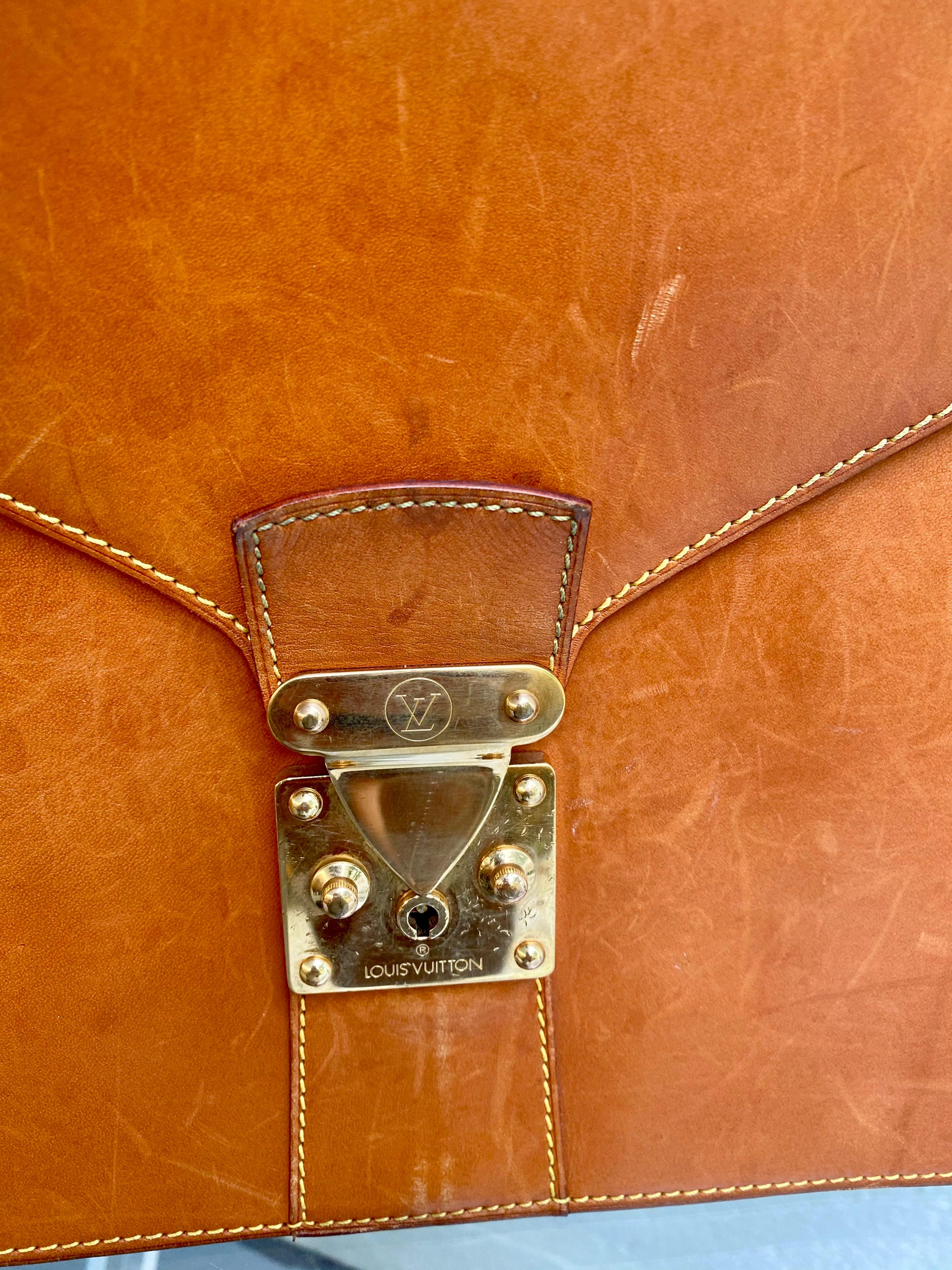 Louis Vuitton Vintage Nomade Leather Briefcase 4