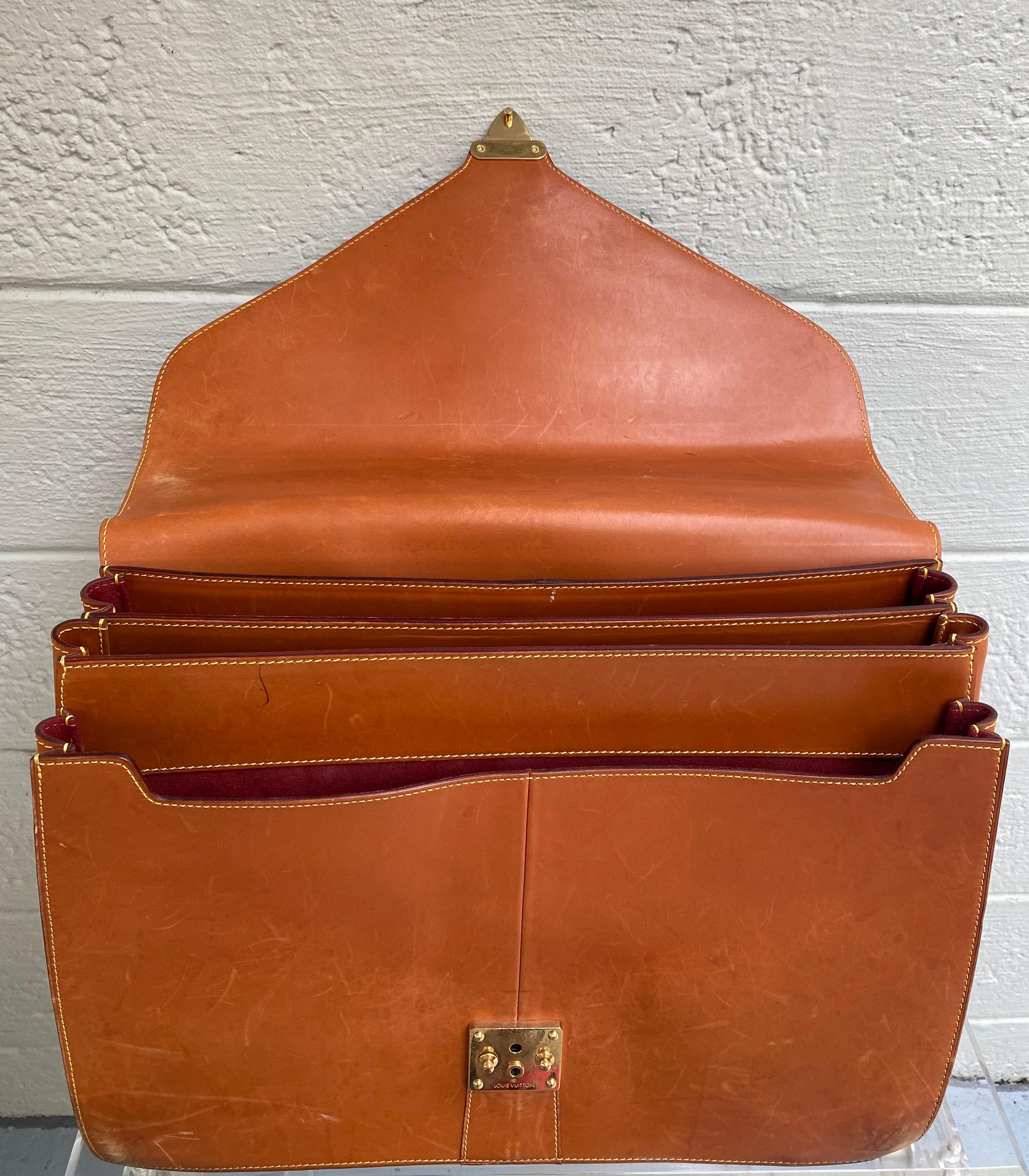 Louis Vuitton Vintage Nomade Leather Briefcase 3