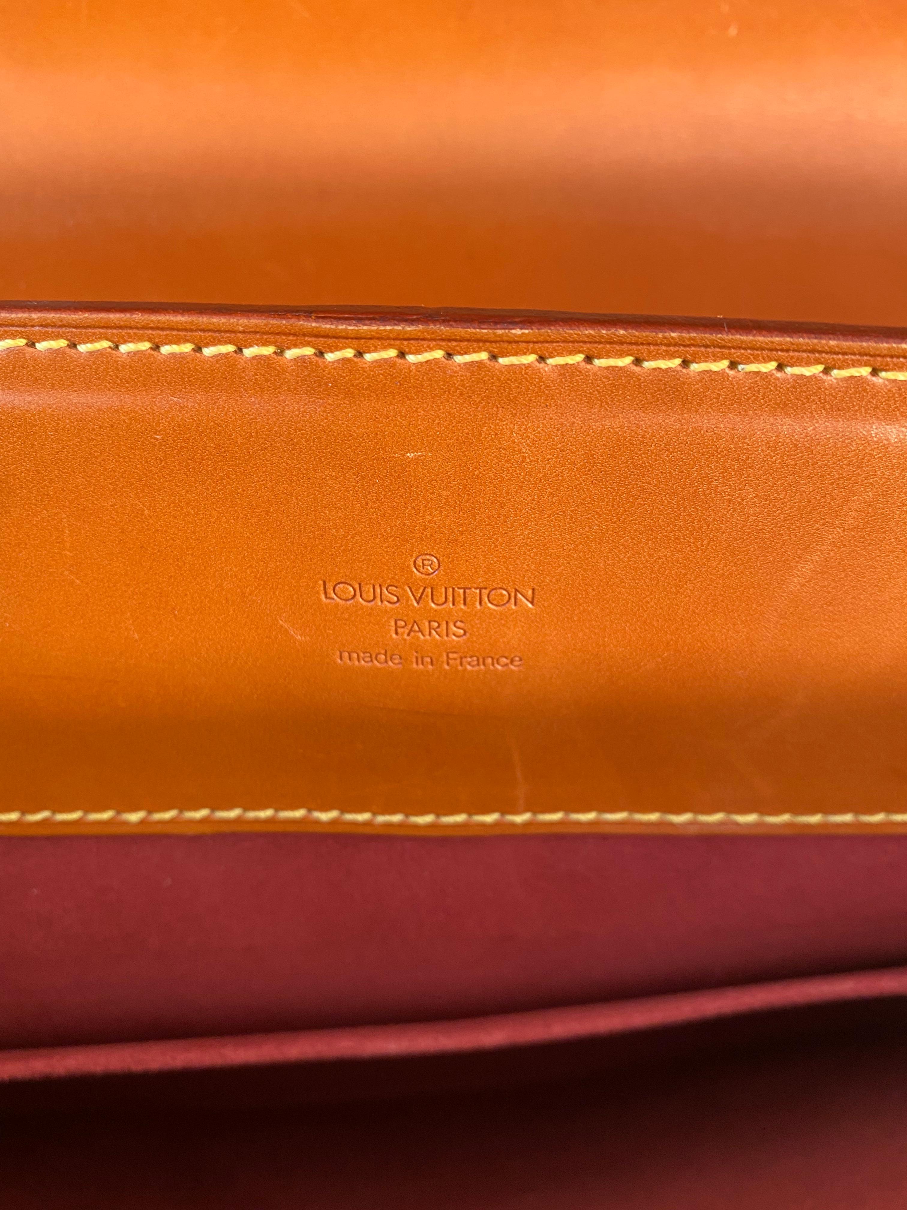 Louis Vuitton Vintage Nomade Leather Three Compartments Briefcase 11