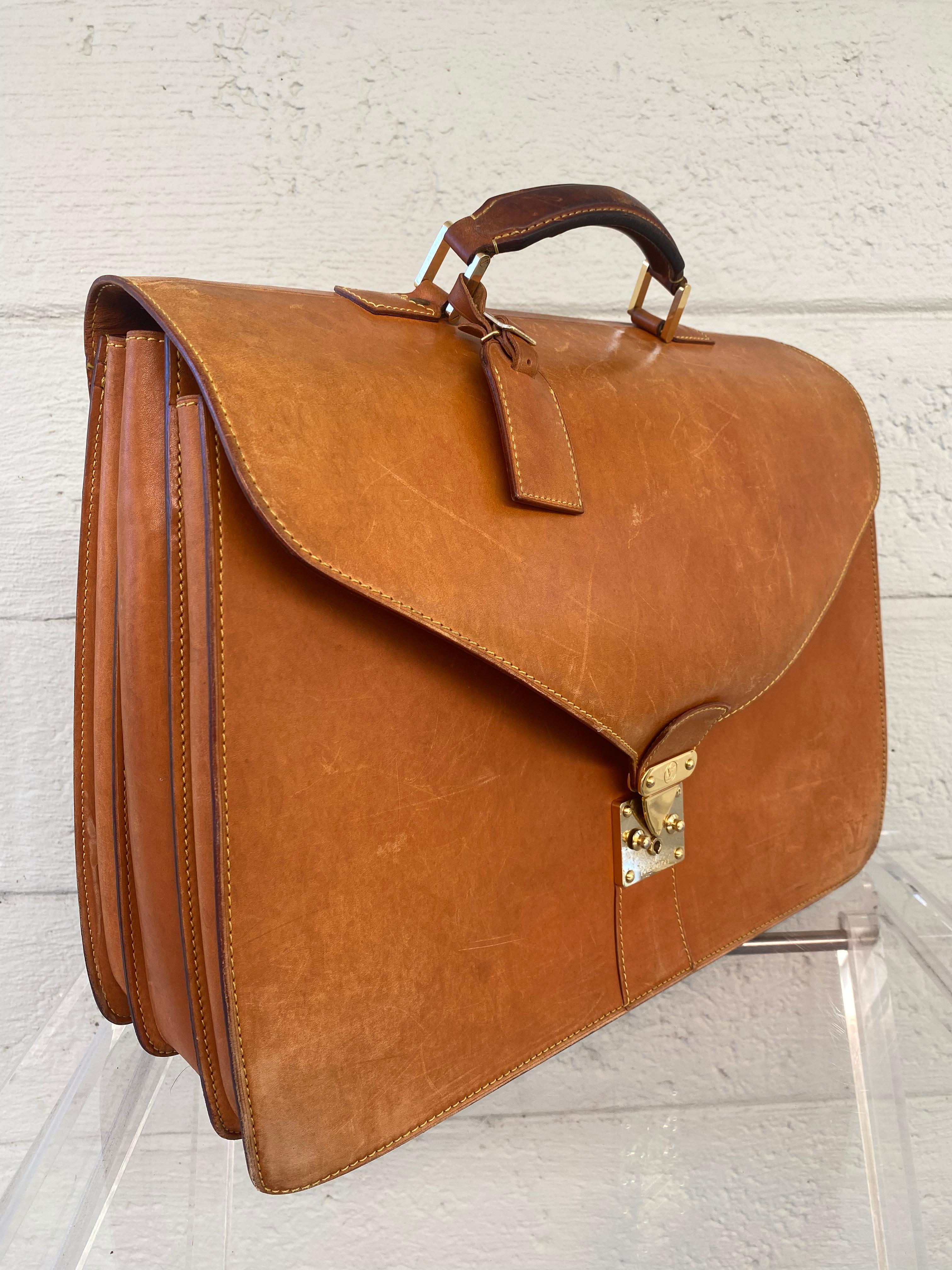 leather louis vuitton briefcase