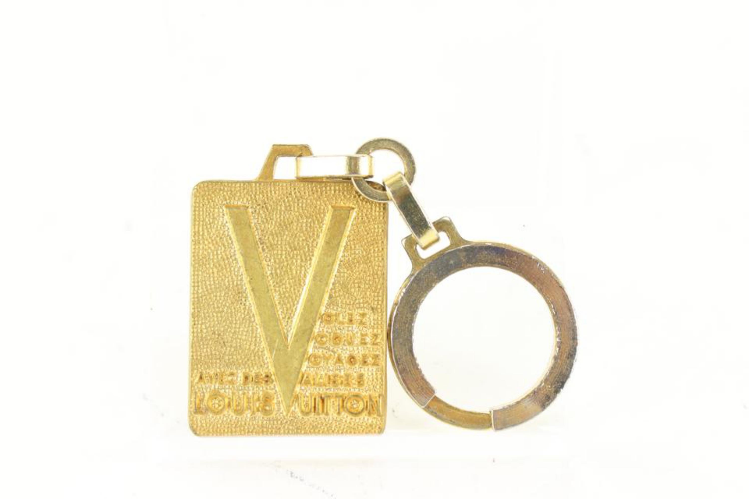 Louis Vuitton Vintage Rare Gaston V Keychain Bag Charm Pendant 72lk429s 5