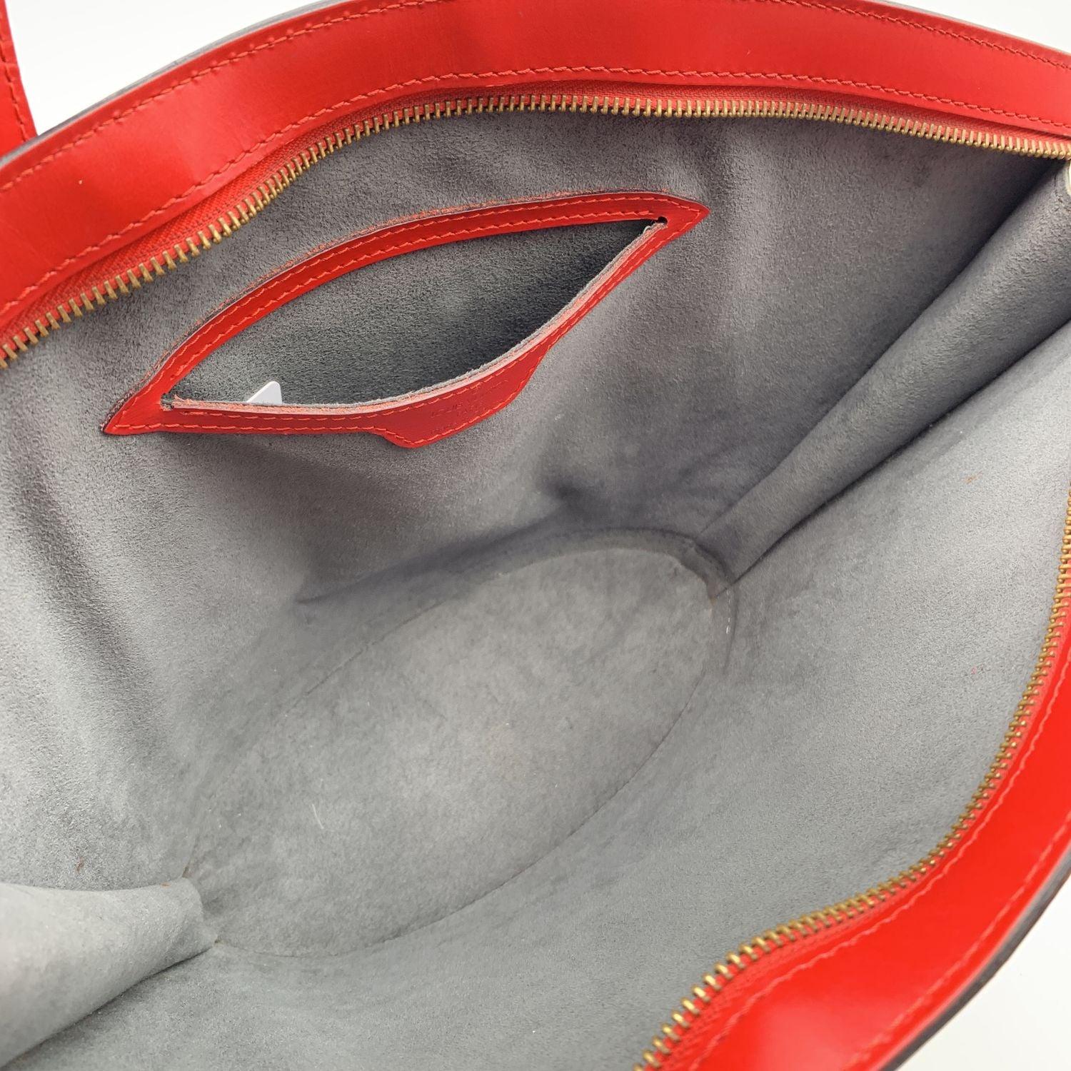 Louis Vuitton Vintage Red Epi Leather Saint Jacques PM Tote Bag 1
