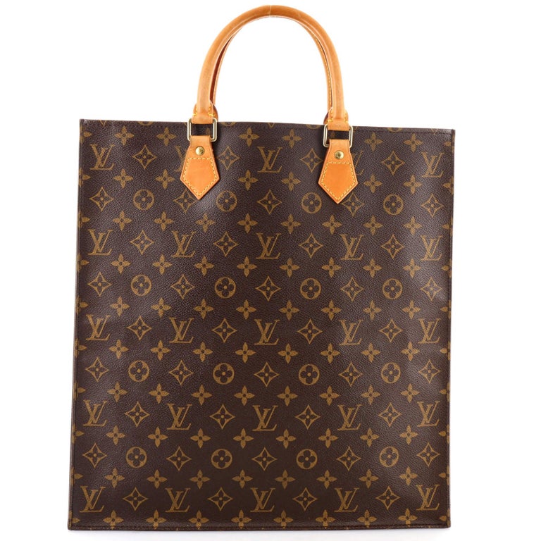 Louis Vuitton Vintage Sac Plat Bag Monogram Canvas For Sale at 1stDibs
