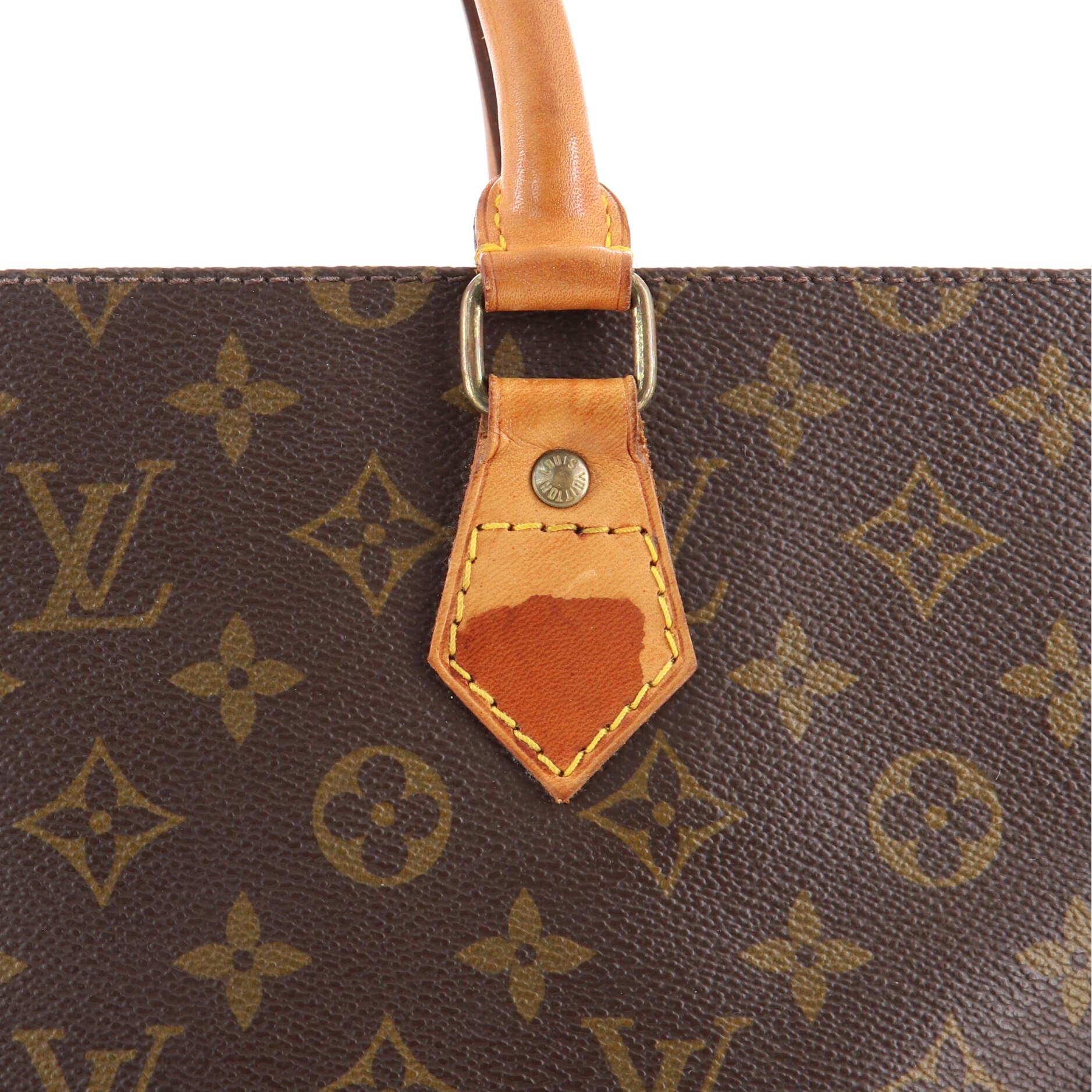 Louis Vuitton Vintage Sac Plat Bag Monogram Canvas In Good Condition In NY, NY