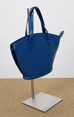 LOUIS VUITTON Vintage Saint Jacques Toledo Blue Epi Leather Handbag