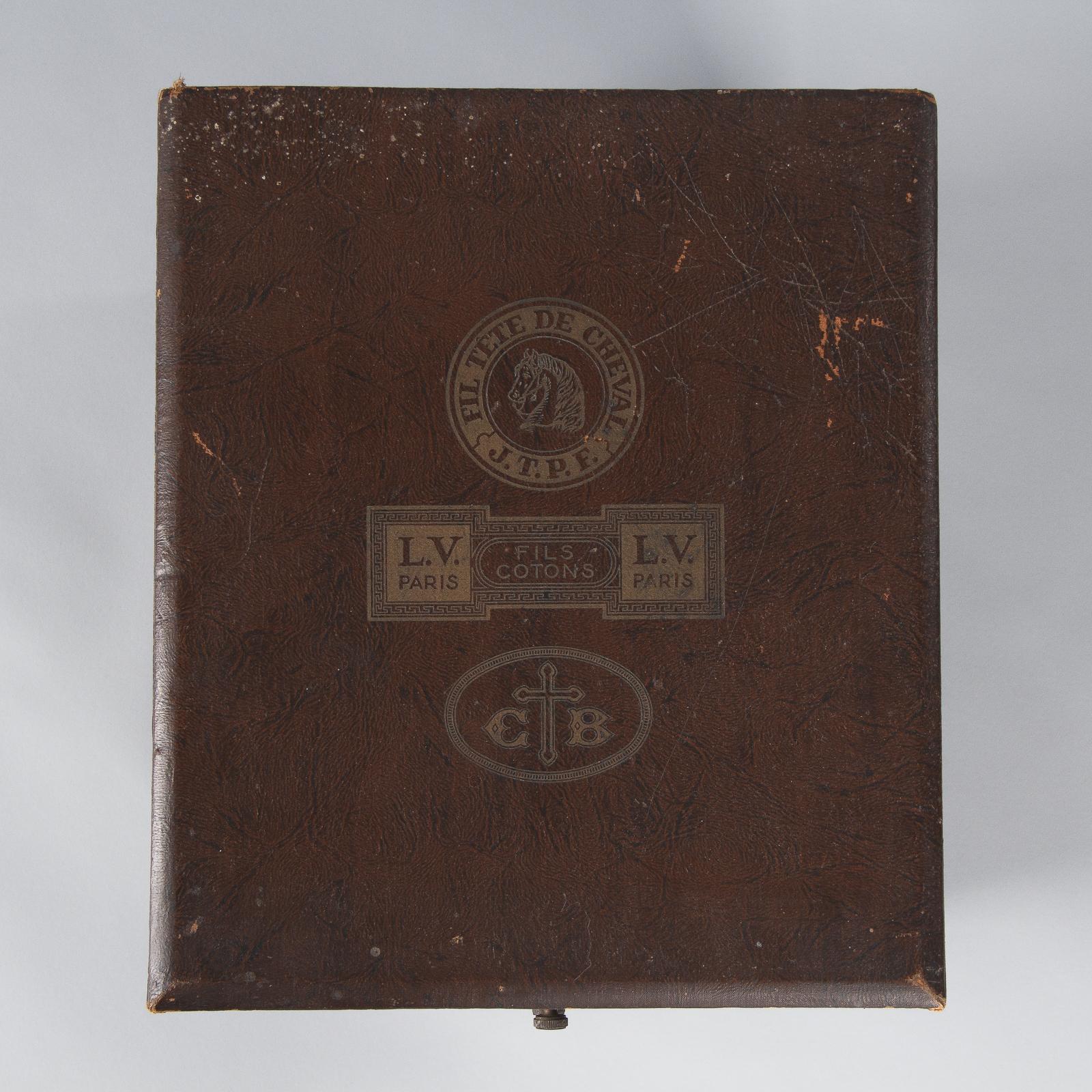 19th Century French Seamstress Storage Box 6