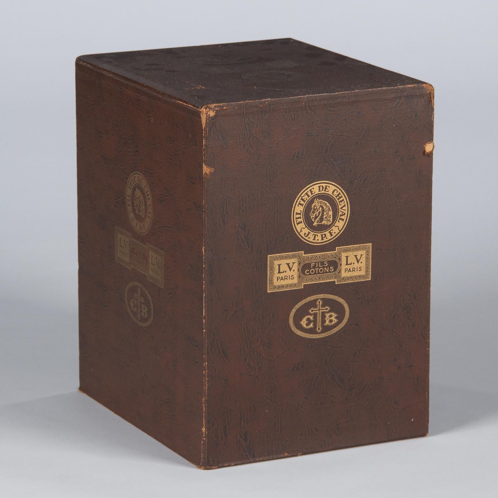 19th Century French Seamstress Storage Box 7