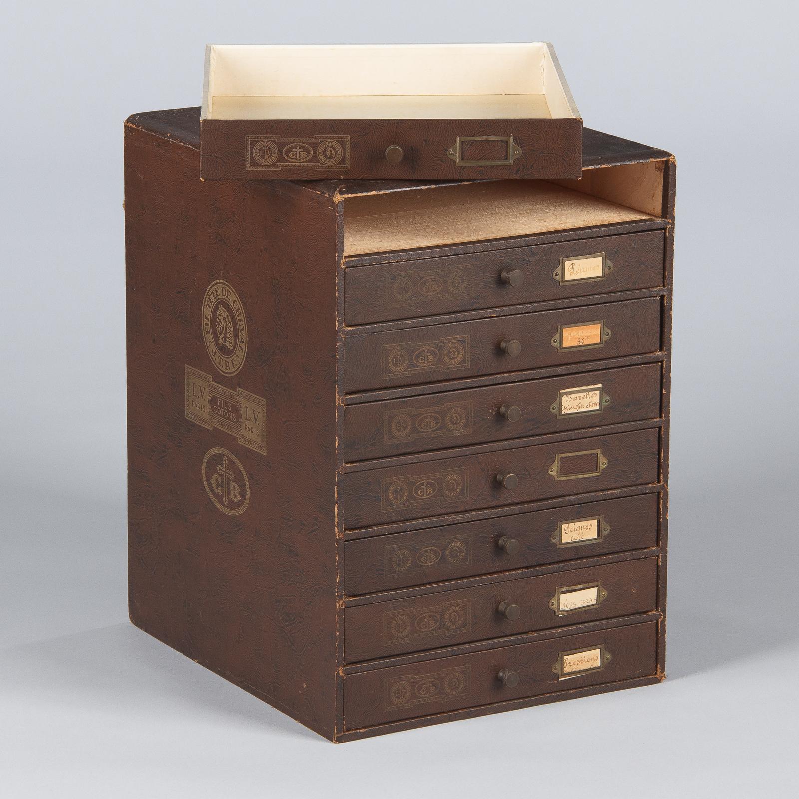 19th Century French Seamstress Storage Box (Französisch)
