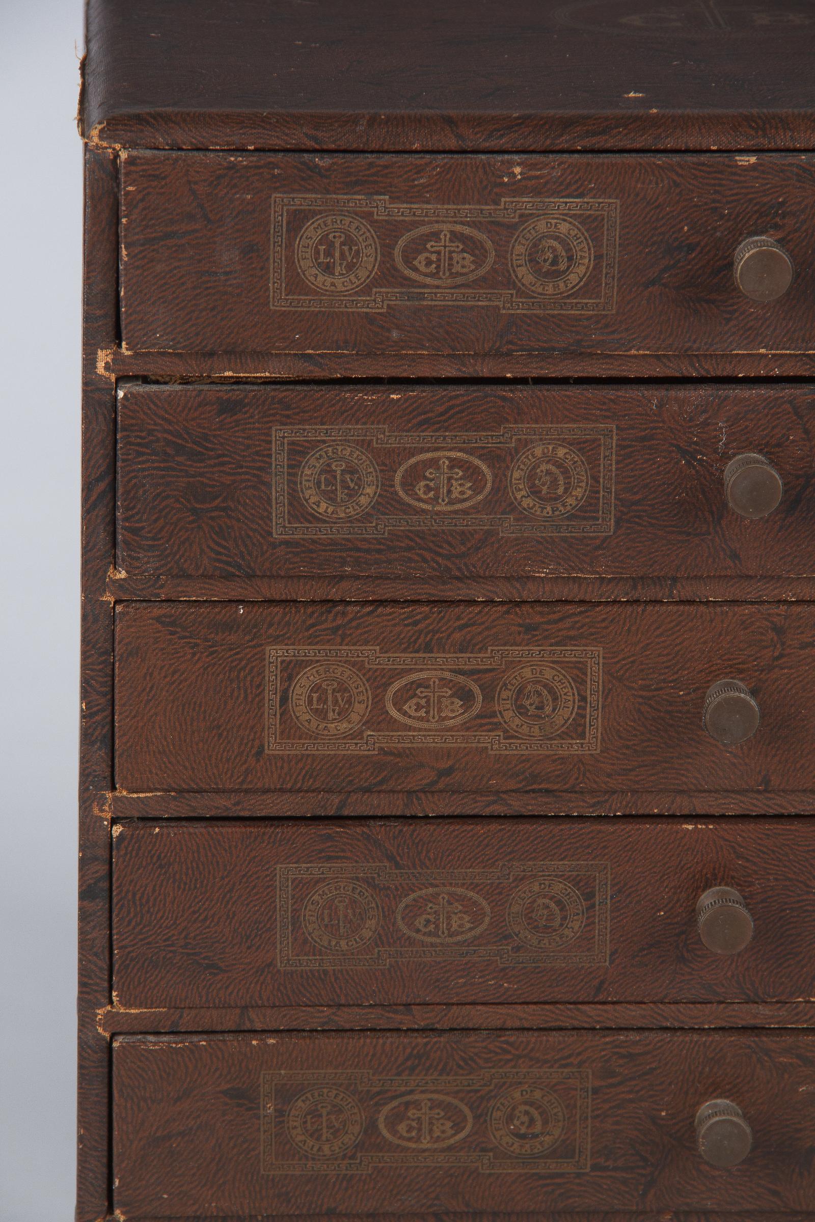 19th Century French Seamstress Storage Box 1