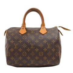 Louis Vuitton Vintage Speedy 25 Monogram Canvas City Hand Bag