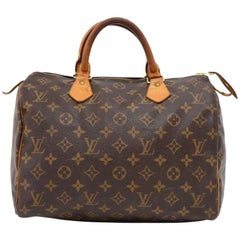 Louis Vuitton Vintage Speedy 30 Monogram Canvas City Hand Bag