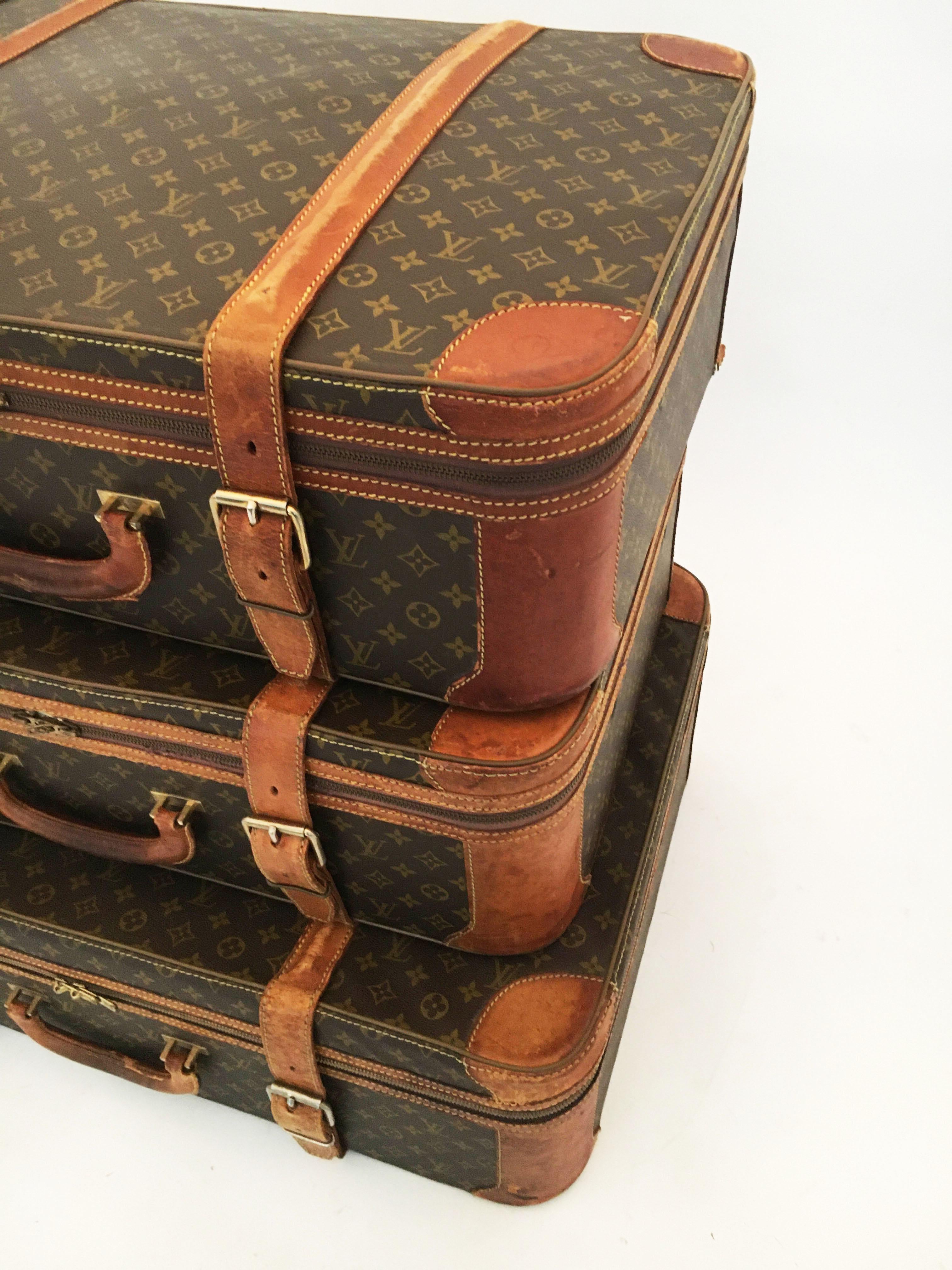 Other Louis Vuitton Vintage Stratos Luggage Trunk Stack, Set of Three