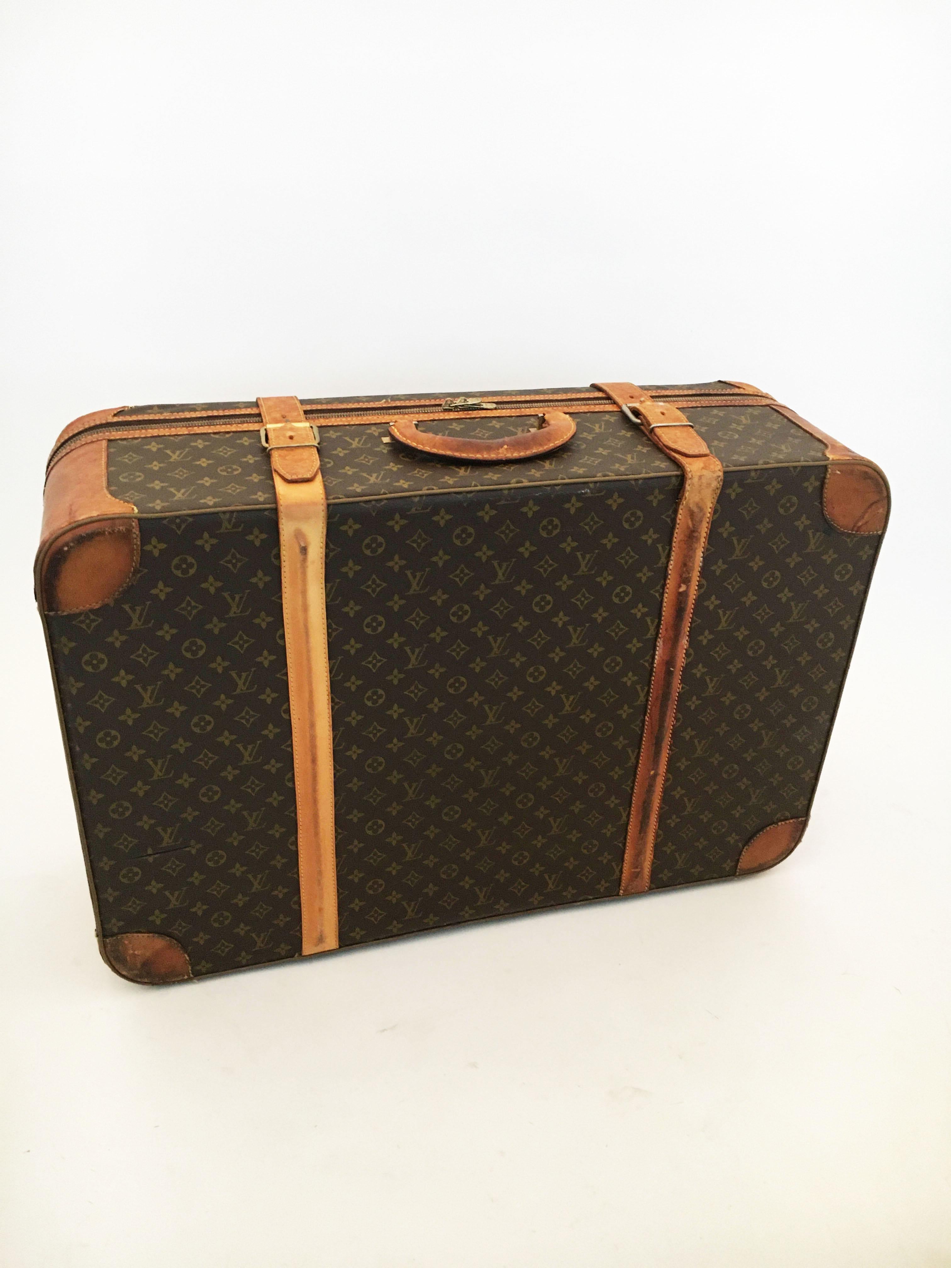 Late 20th Century Louis Vuitton Vintage Stratos Luggage Trunk Stack, Set of Three