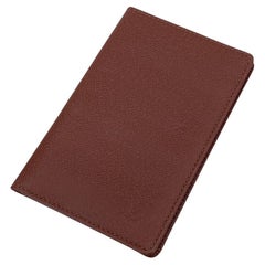 Louis Vuitton Vintage Tan Leather ID Card Wallet Photo Holder