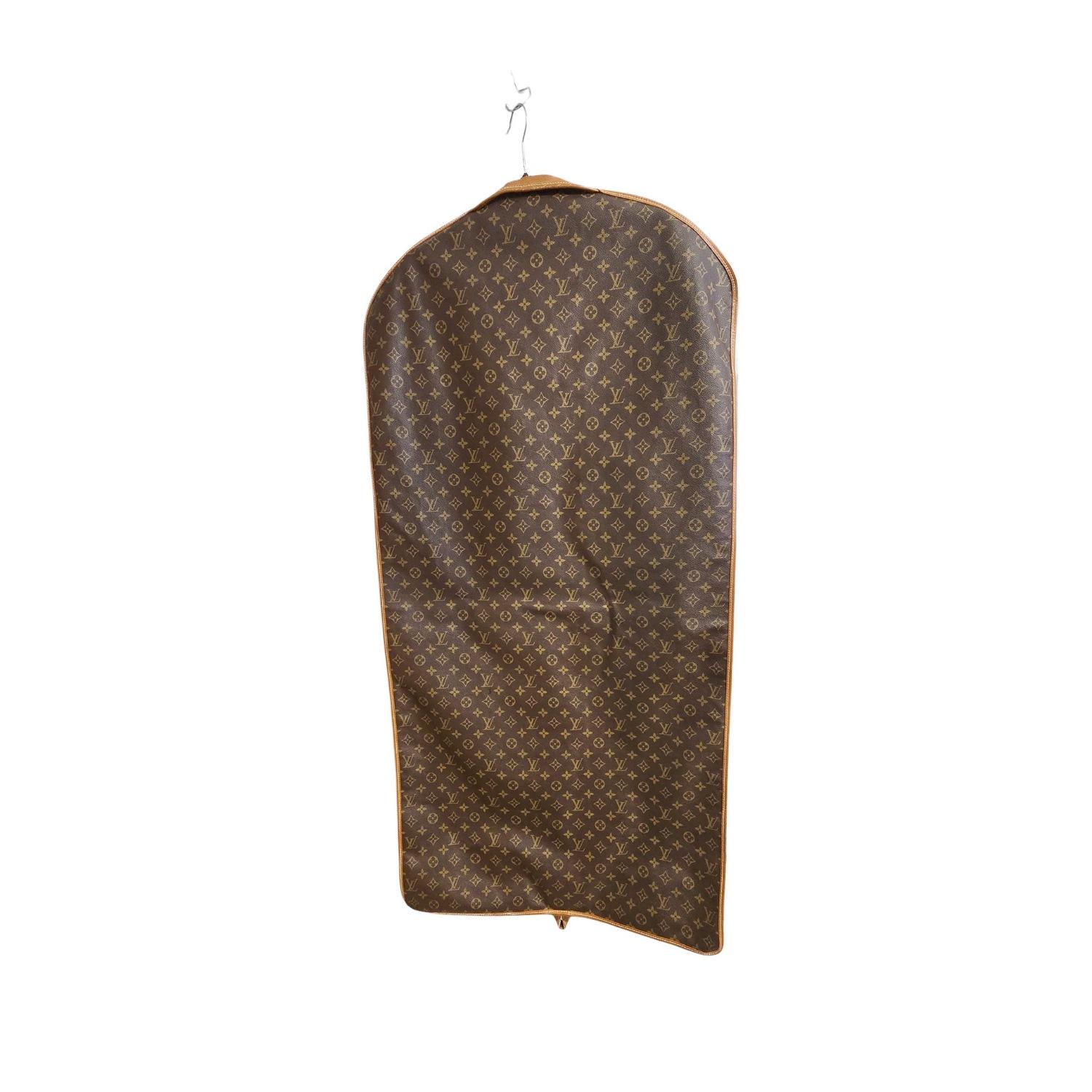 Black Louis Vuitton Vintage ‘The French Company’ Monogram Garment Bag For Sale