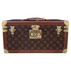 Louis Vuitton Vintage Train Case, Boite Bouteilles Et Glace, Vanity trunk