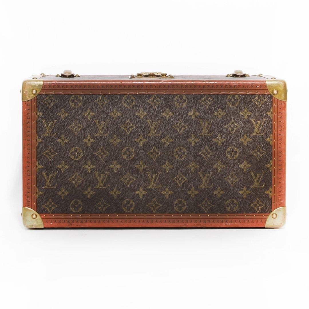 Brown Louis Vuitton Vintage Vanity Case