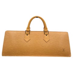 Louis Vuitton Vintage Gelb Epi Leder Sac Triangle Tricot Tasche