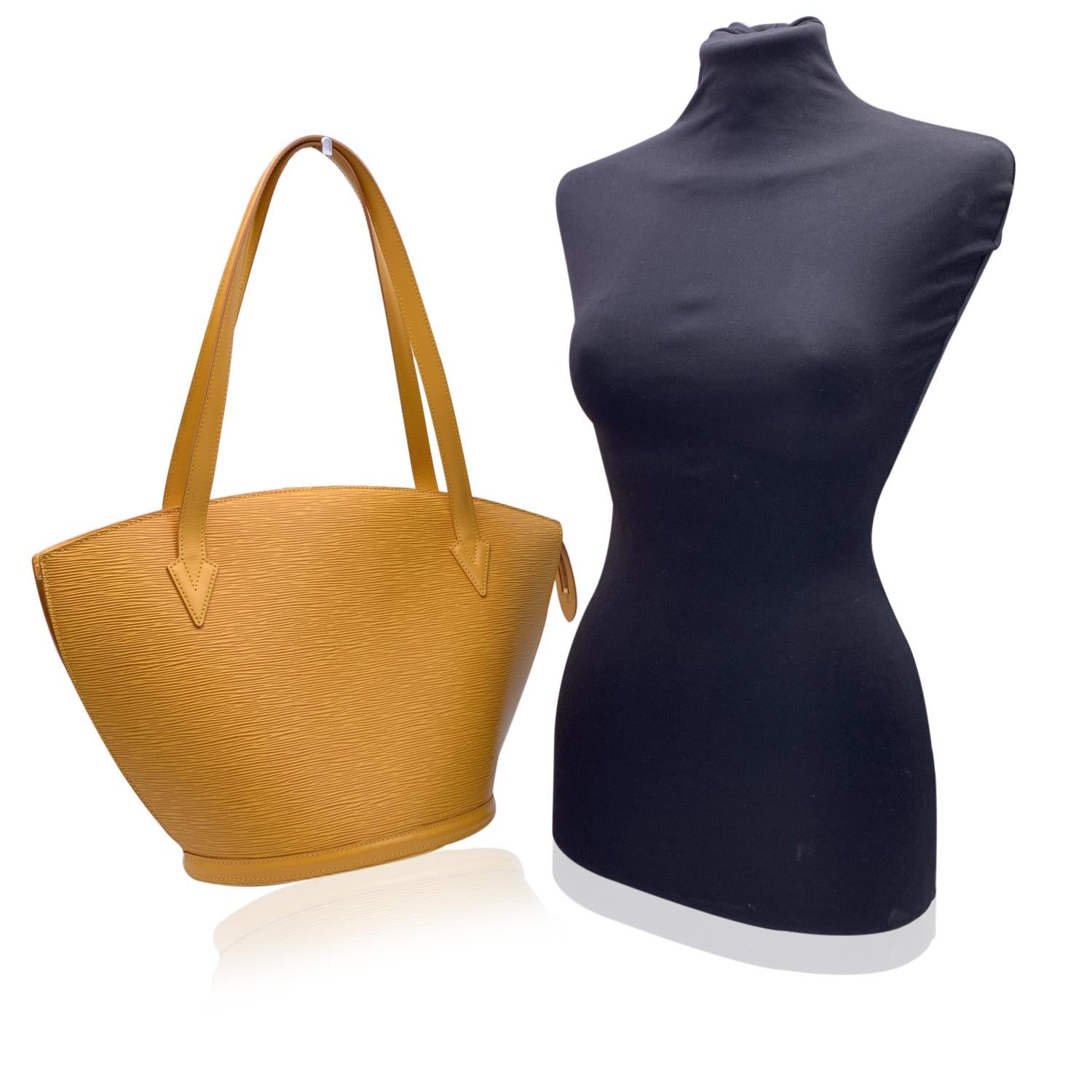 Women's Louis Vuitton Vintage Yellow Epi Leather Saint Jacques GM Tote Bag