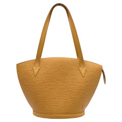 Louis Vuitton Vintage Yellow Epi Leather Saint Jacques GM Tote Bag