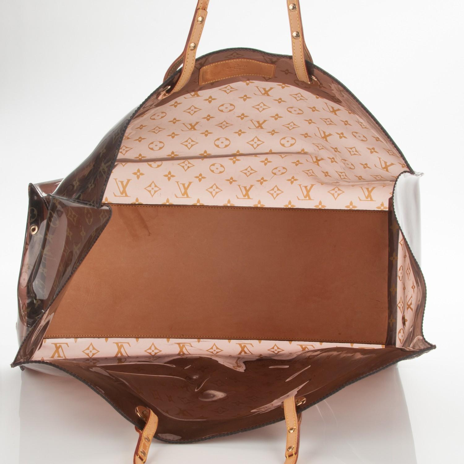 Louis Vuitton Vinyl Monogram Ambre Sac Cabas Tote Gm In Good Condition In Montreal, Quebec