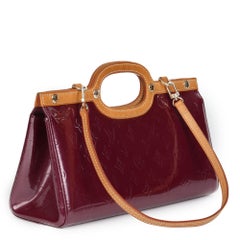 Louis Vuitton VIOLET VERNIS LEATHER & VACHETTA LEATHER ROXBURY DRIVE
