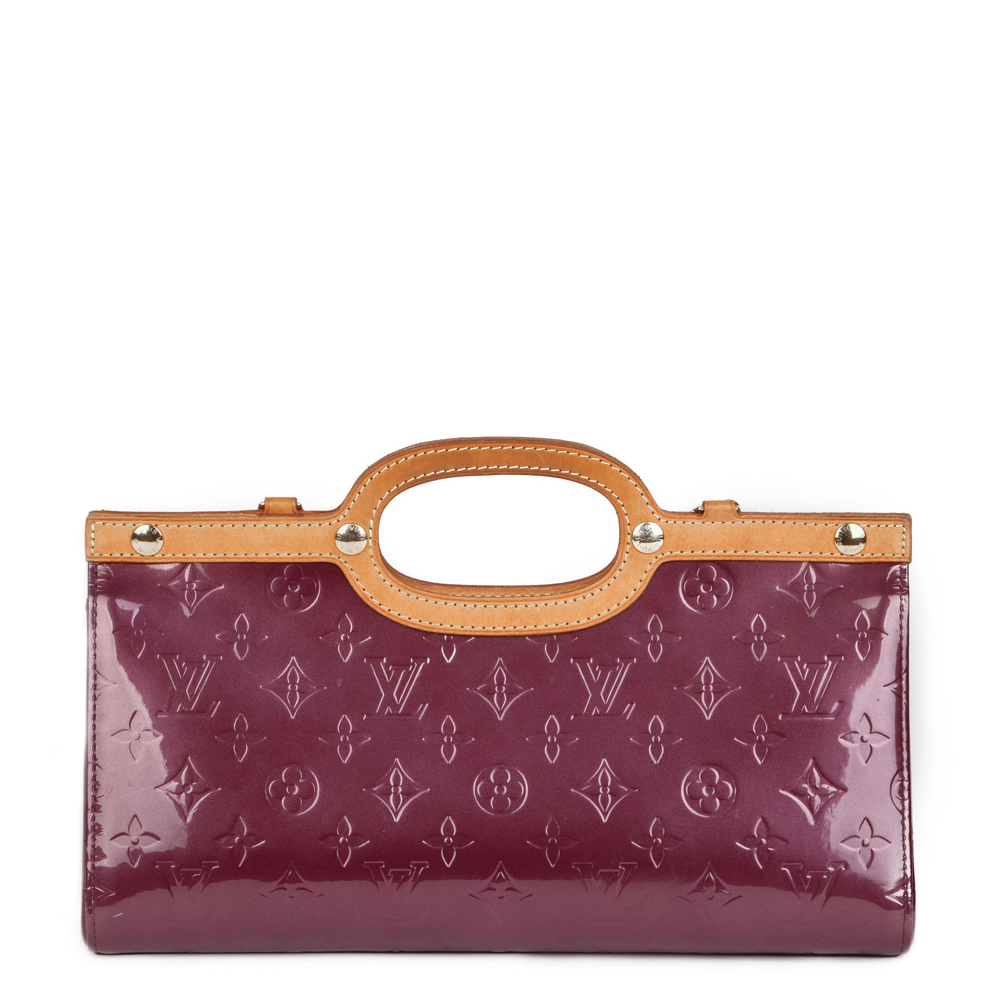 Louis Vuitton Violet Vernis Leather and Vachetta Leather Roxbury Drive ...