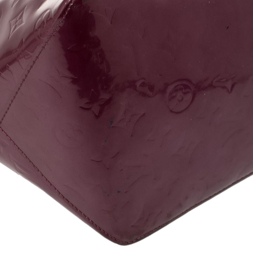 Louis Vuitton Violette Monogram Vernis Bellevue GM Bag 3