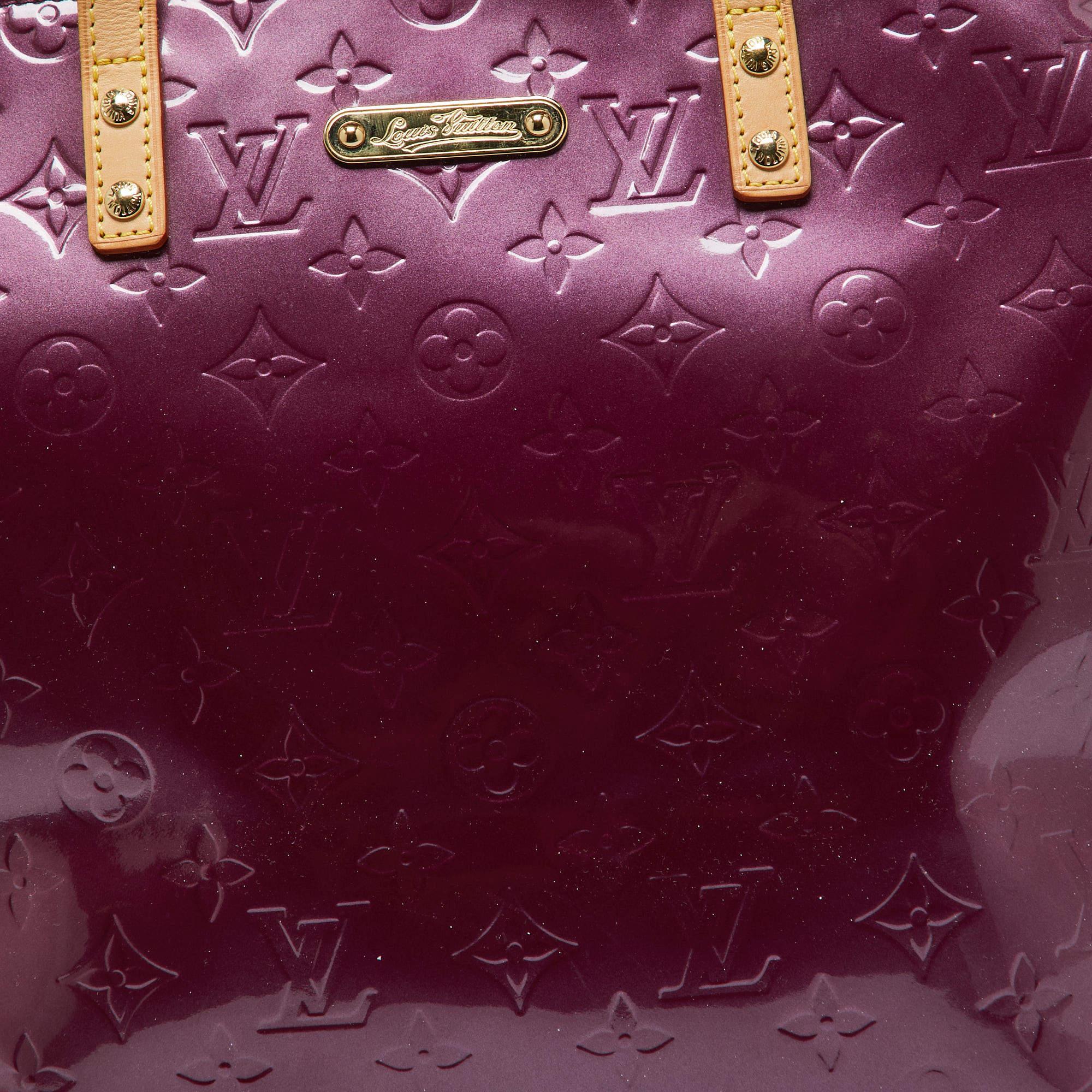 Women's Louis Vuitton Violette Monogram Vernis Bellevue GM Bag For Sale