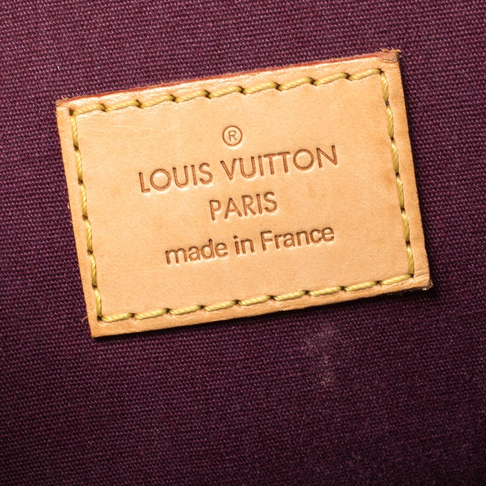 Louis Vuitton Violette Monogram Vernis Bellevue GM Bag In Good Condition In Dubai, Al Qouz 2