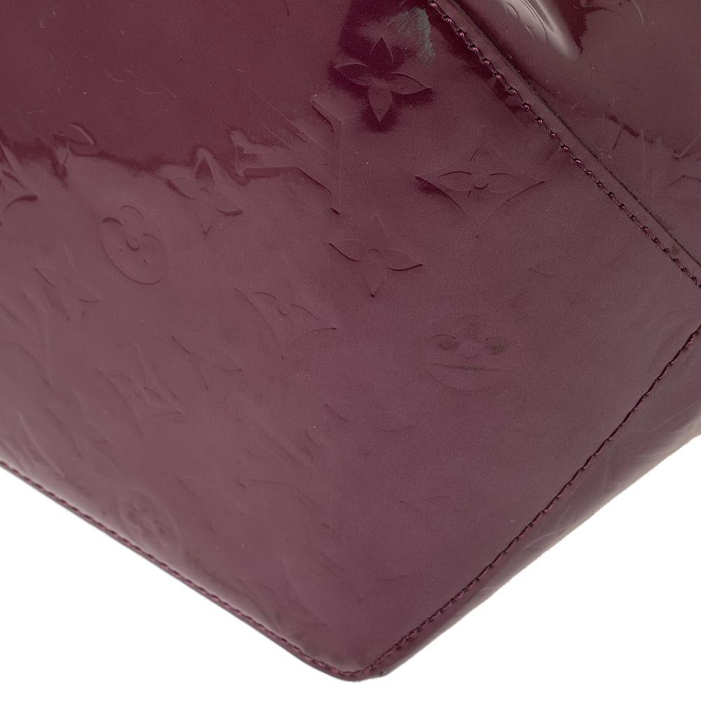 Women's Louis Vuitton Violette Monogram Vernis Bellevue GM Bag