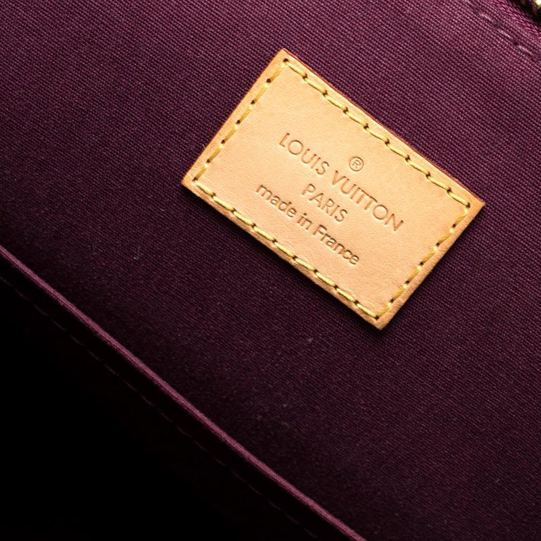 Louis Vuitton Monogram Burgundy Vernis Bellevue GM Tote – Lemon Tree Goods
