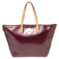 Used Louis Vuitton Violette Monogram Vernis Bellevue GM Bag