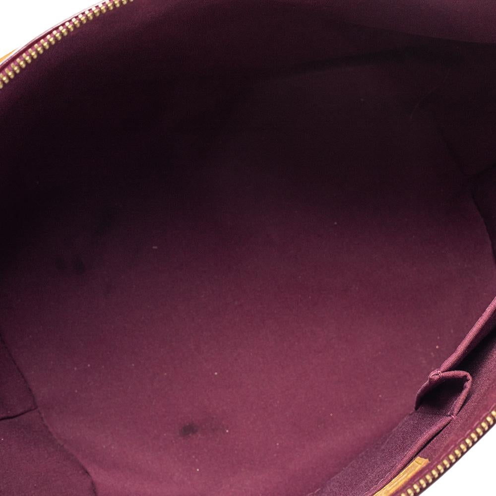 Louis Vuitton Violette Monogram Vernis Bellevue PM Bag 5