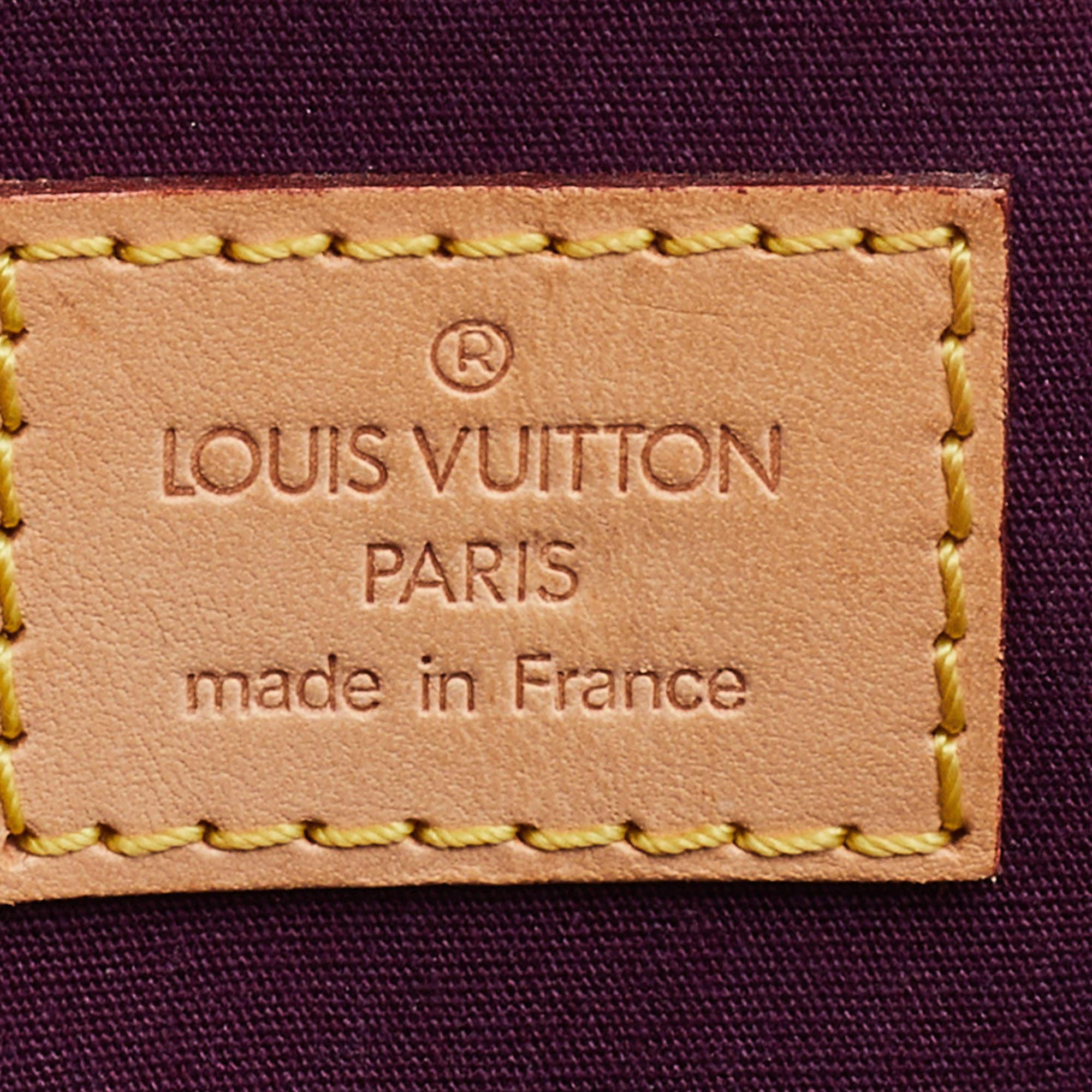 Louis Vuitton Violette Monogram Vernis Bellevue PM Bag 6