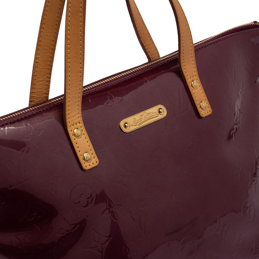Louis Vuitton Violette Monogram Vernis Bellevue PM Bag 6