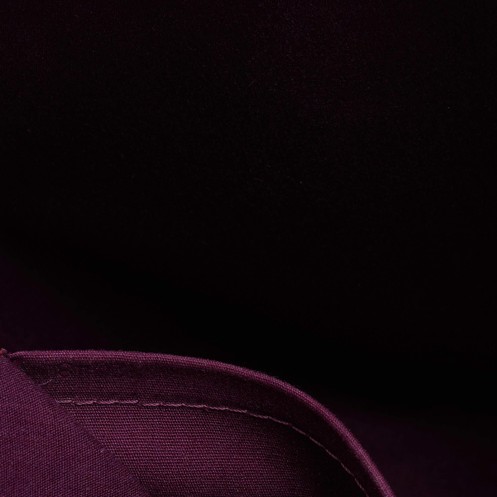 Louis Vuitton Violette Monogram Vernis Bellevue PM Bag 7