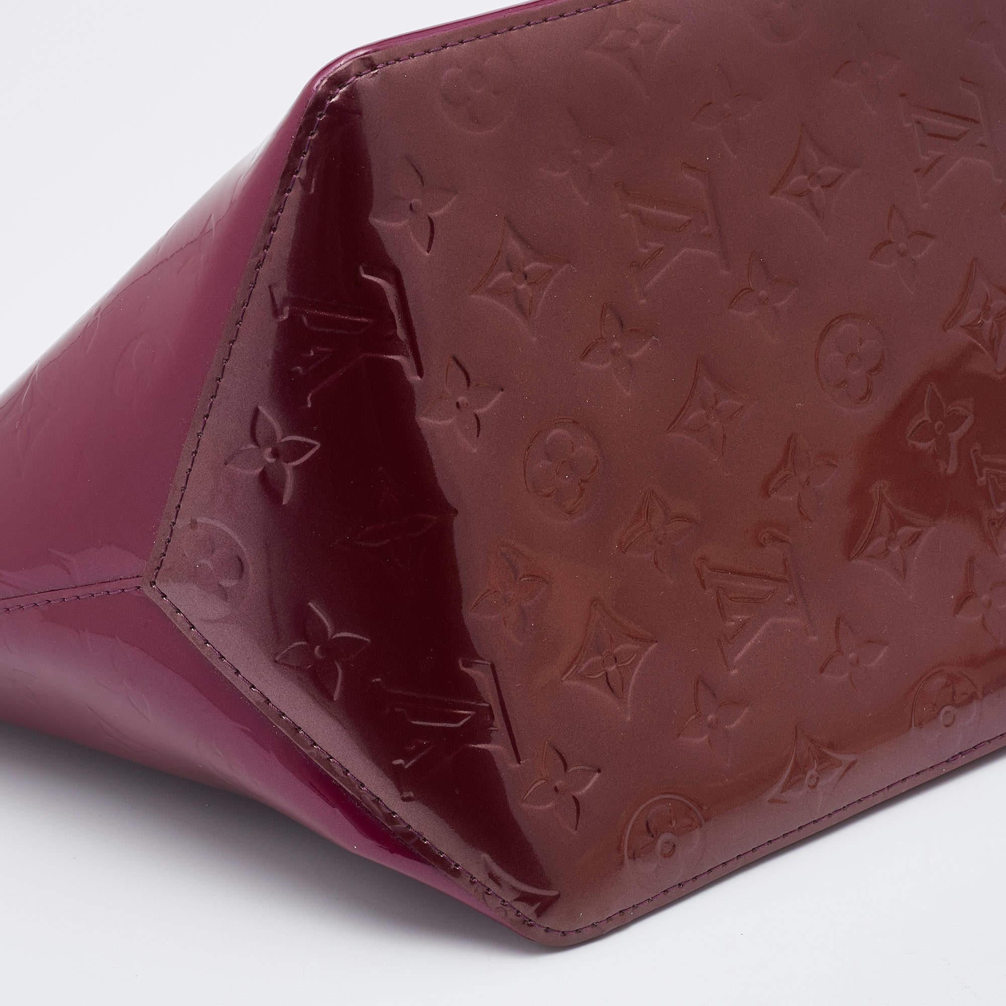 Louis Vuitton Violette Monogram Vernis Bellevue PM Bag 3