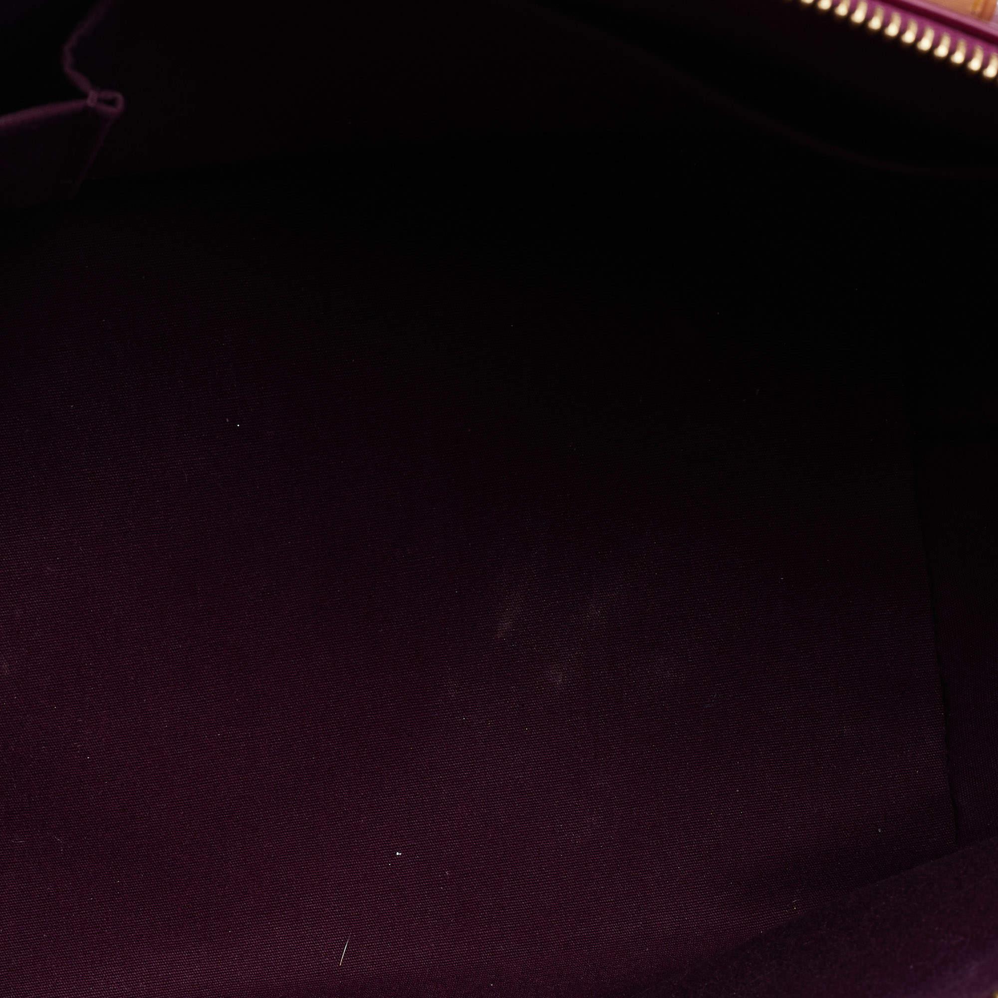 Louis Vuitton Violette Monogram Vernis Bellevue PM Bag 5