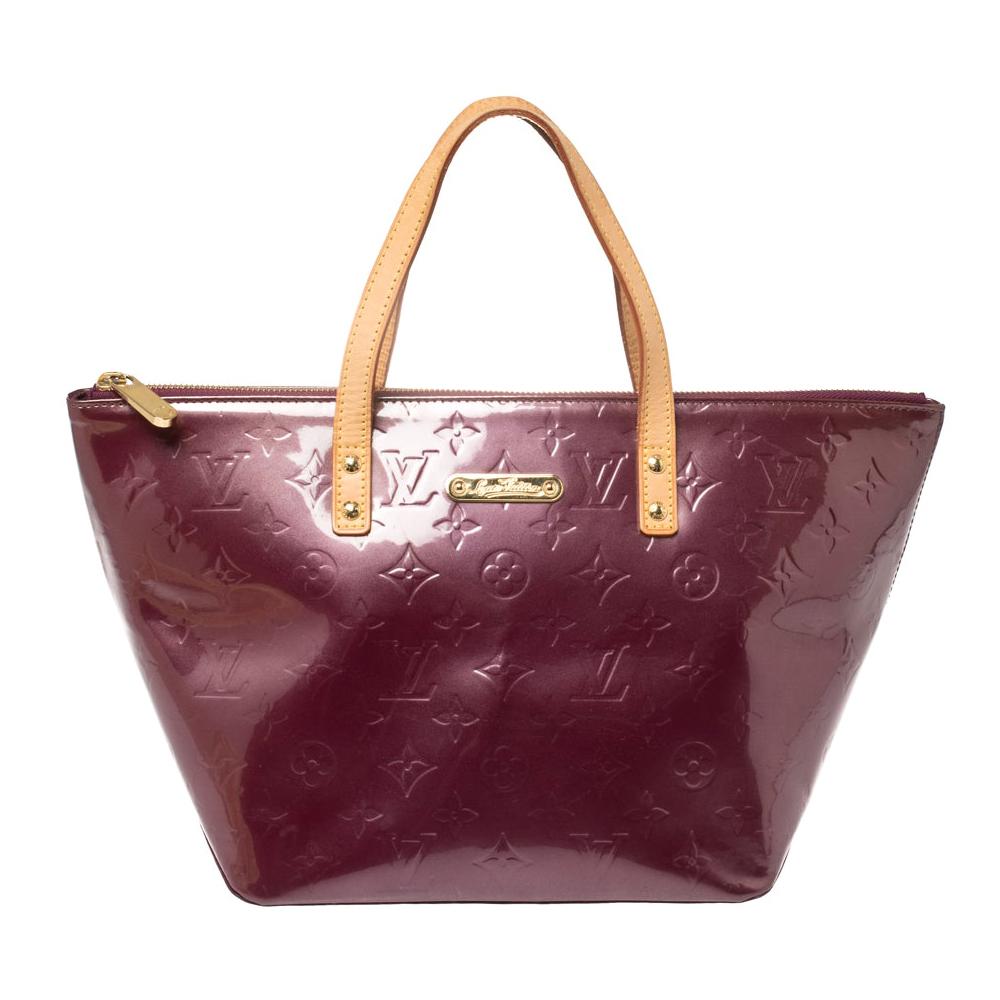 Louis Vuitton Violette Monogram Vernis Bellevue PM Bag