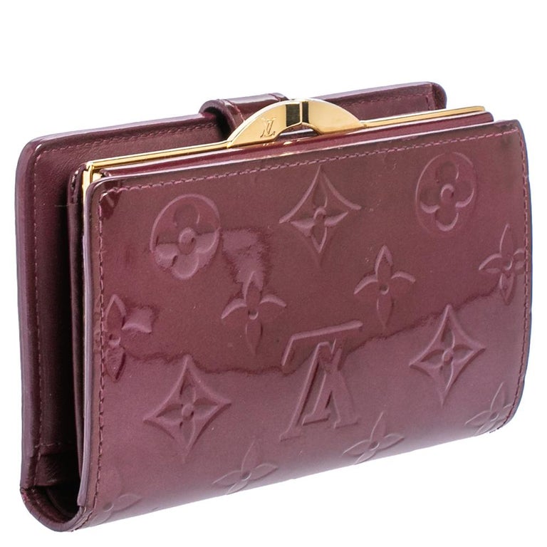 Louis Vuitton Violette Monogram Vernis French Wallet at 1stDibs