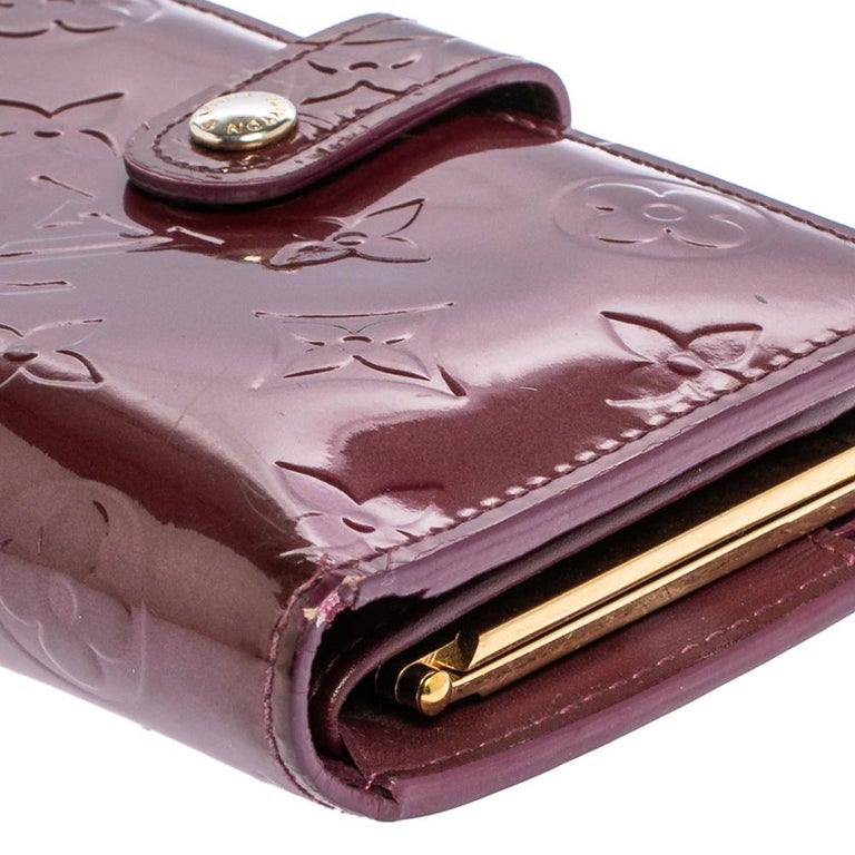 Louis Vuitton Violette Monogram Vernis French Wallet at 1stDibs